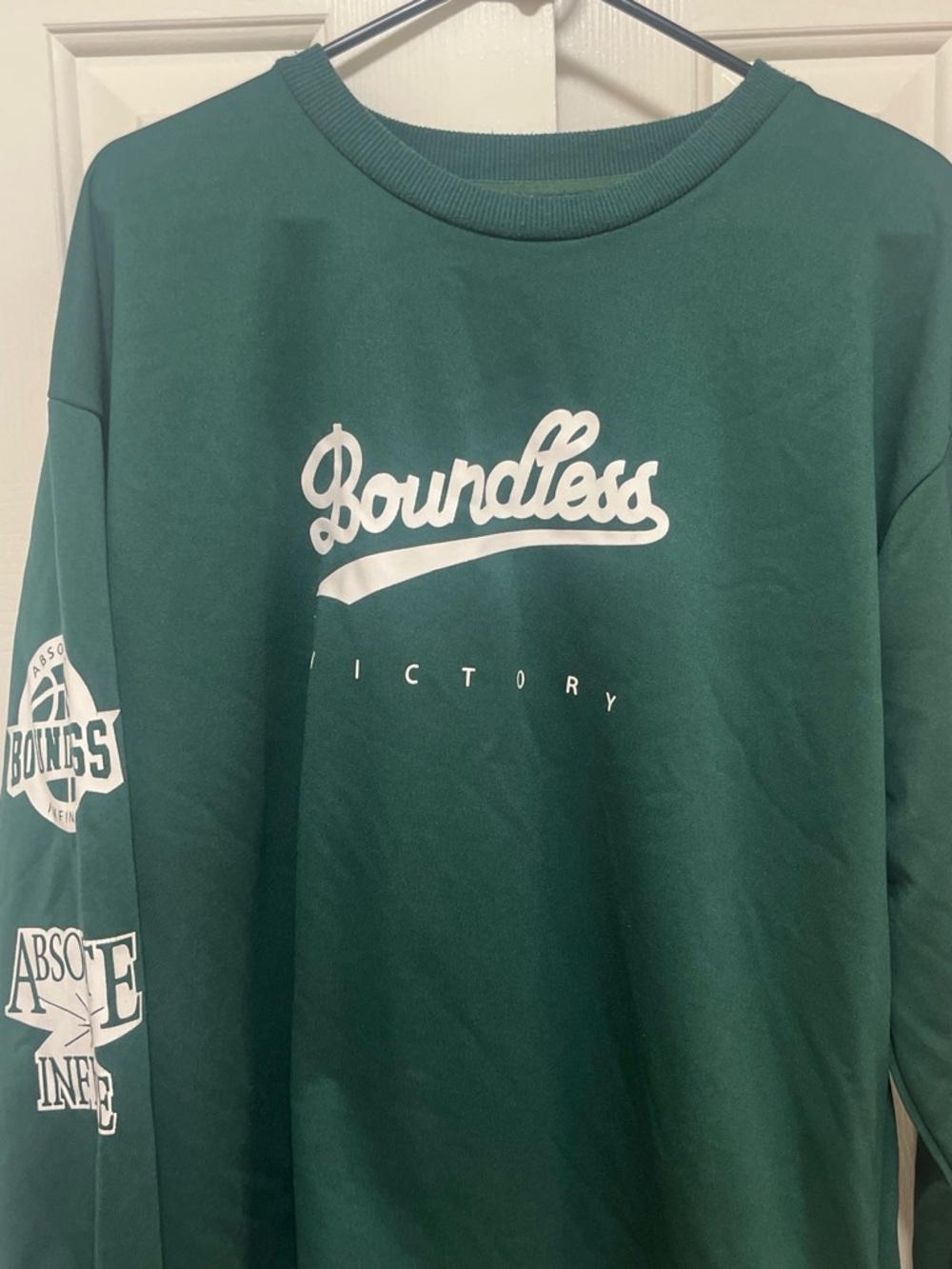 NFINITY Forest Green 'Boundless' Crewneck Sweatshirt
